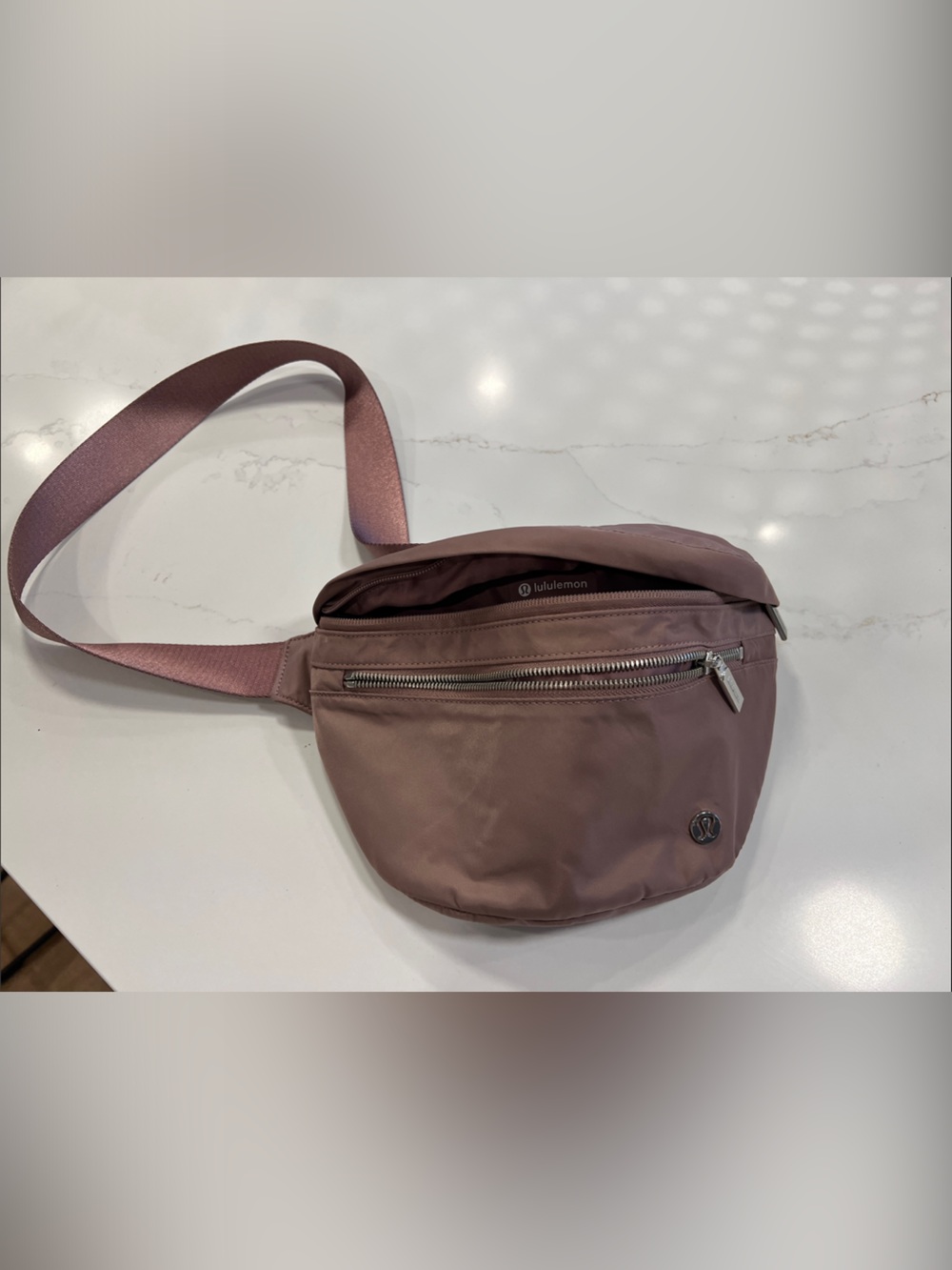 lululemon athletica Mauve Pink Crossbody Sling Bag